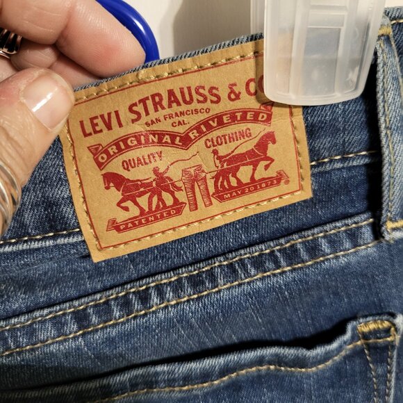 WOMANS LEVIS 712 SLIM JEANS SZ 29 - Picture 6 of 9
